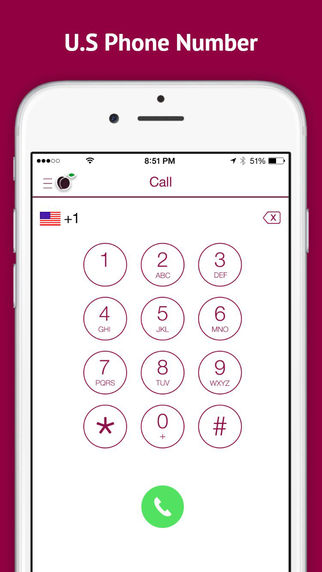 iPlum – U.S Phone Number with HD Quality Calling & Secure Texting: Connect to your loved ones abroad