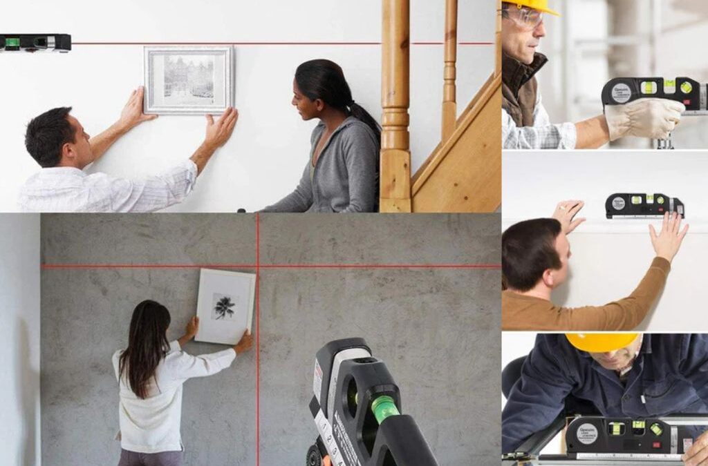 Metrix 4‑in‑1 Multipurpose Laser Spirit Level with 8ft Measuring Tape – The Smart Tool for Perfect Alignment