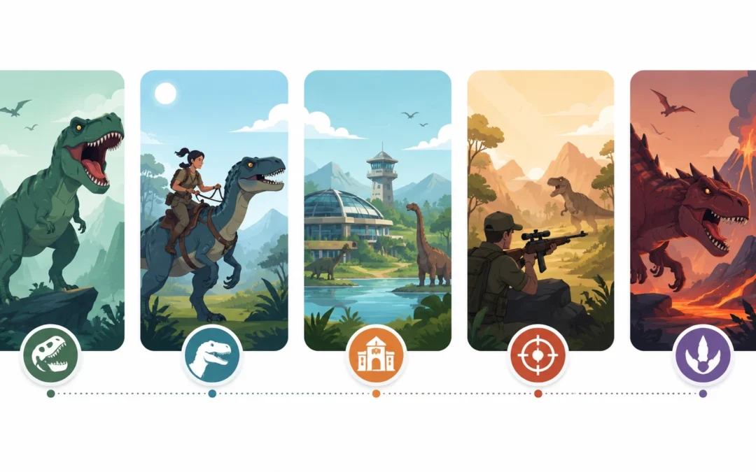 Top 5 Dinosaur Games with Survival, Battle, and Adventure