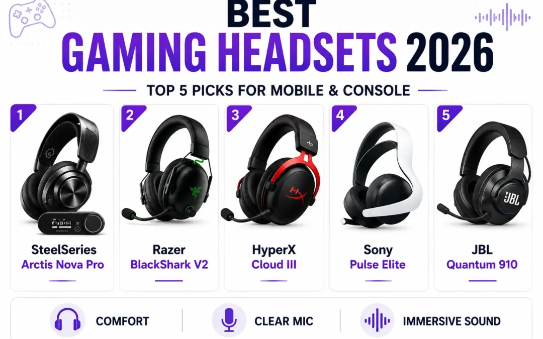 Best Gaming Headsets for Mobile and Console Play in 2026