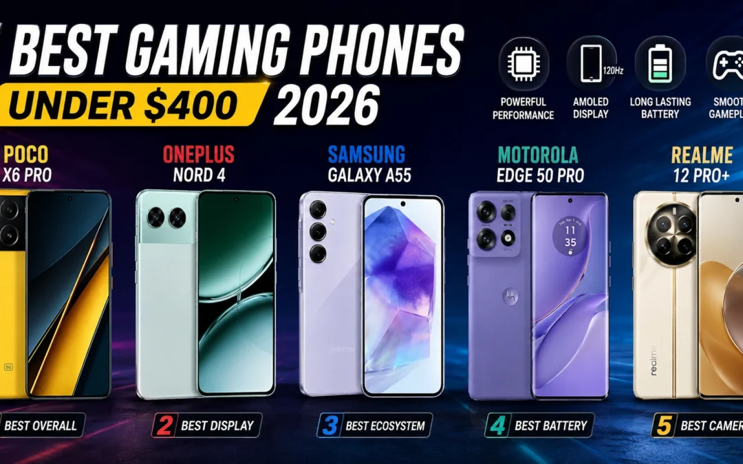 Top 5 Budget Gaming Phones Under $400 in 2026