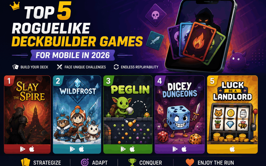 Top 5 Roguelike Deckbuilder Games for Mobile in 2026