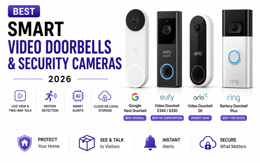 Best Smart Video Doorbells and Security Cameras in 2026