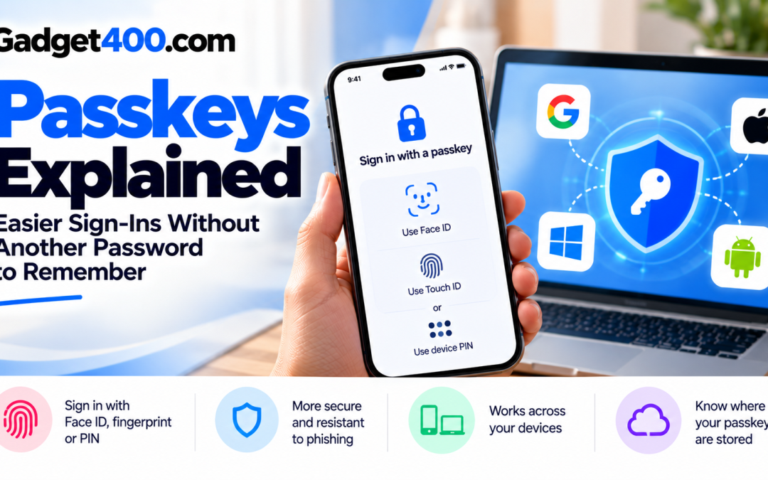 Passkeys Explained: Easier Sign-Ins Without Another Password to Remember